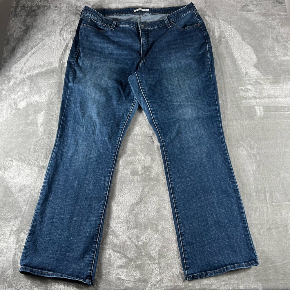 Levi's 415  Classic Bootcut Denim Jeans Women's Sz 22W Medium Wash Stretchy